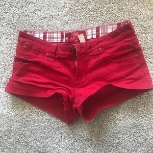 YMI Color Collection Red Shorts